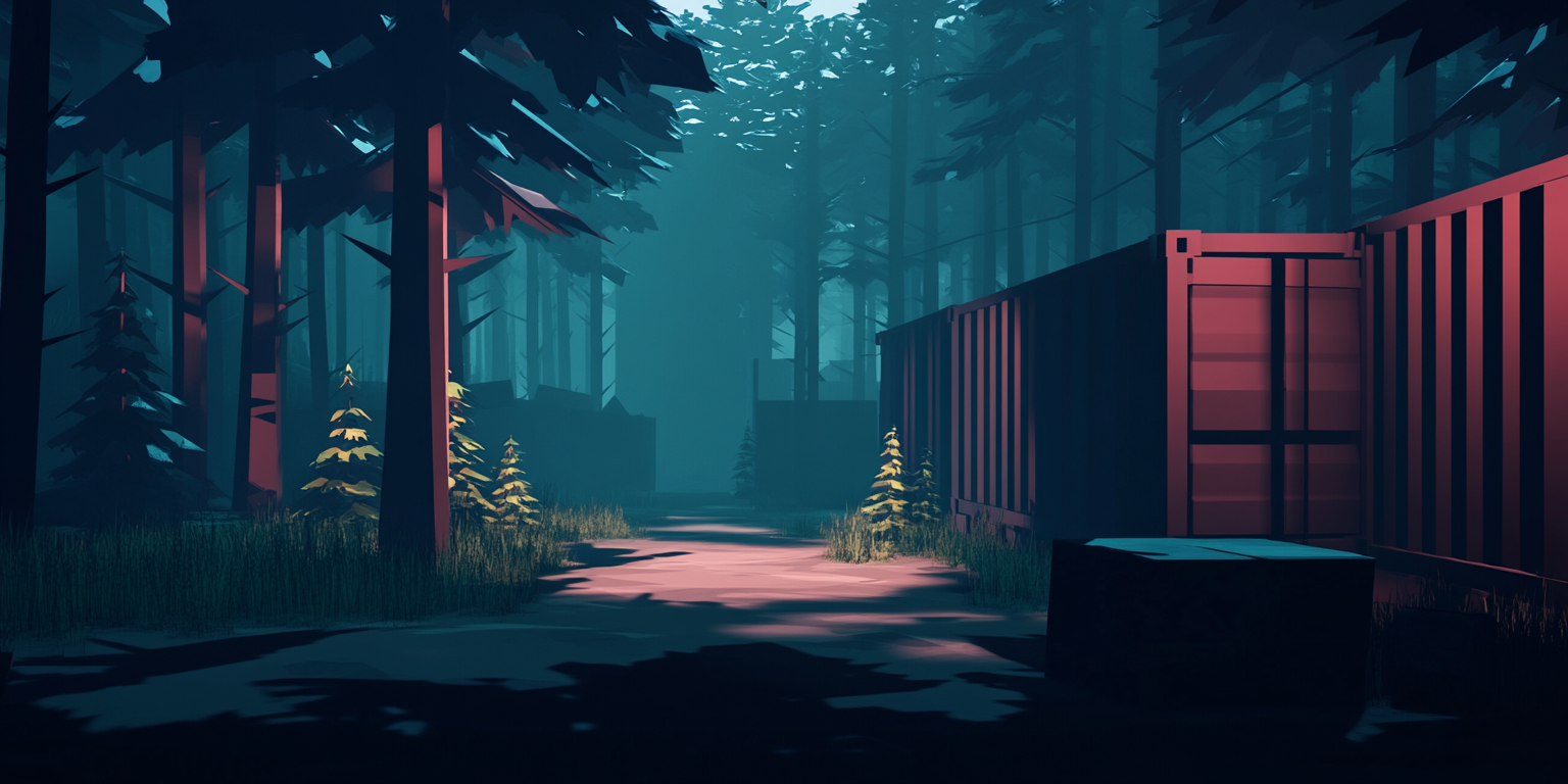 the woods shipping container escape room